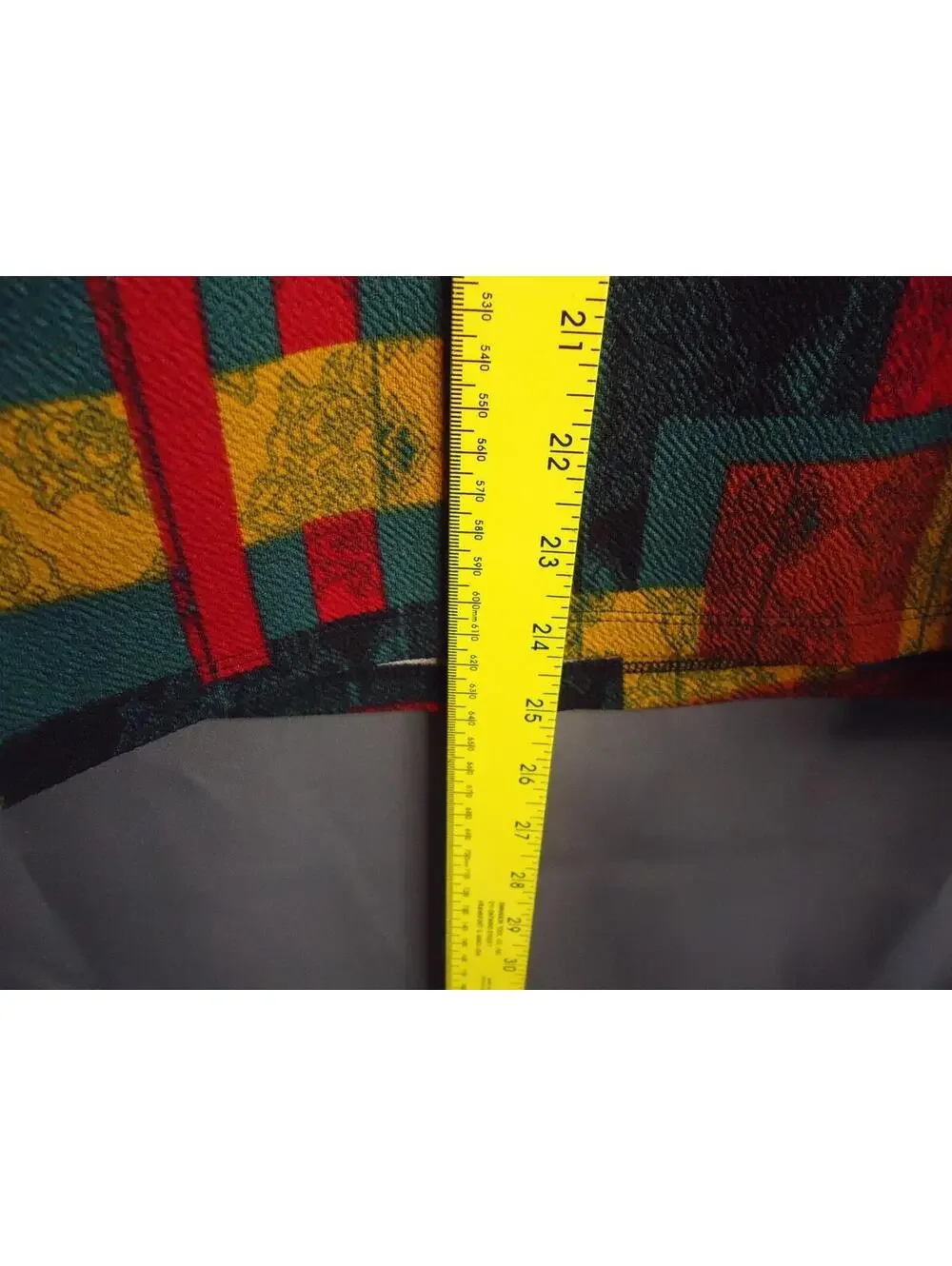 LulaRoe Cassie Stretch Pencil Skirt Multicolor Geometric Art To Wear Print Large
